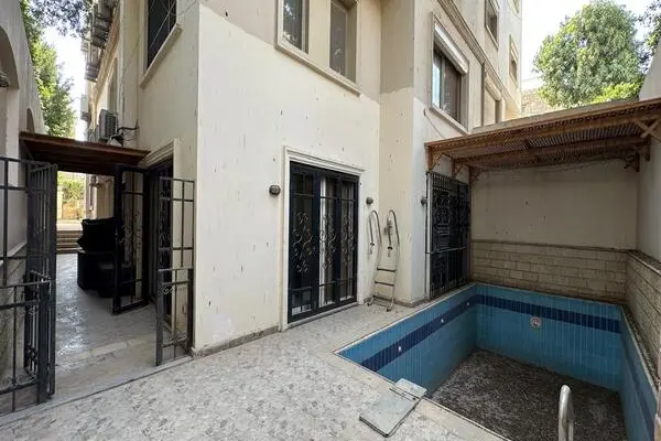 Ground floor duplex with pool for rent in Sarayat El Maadi - Cairo, Egypt