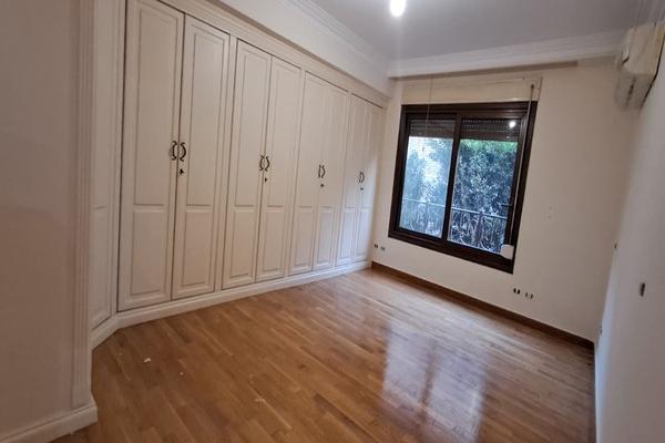 Ground floor duplex furnished or semi furnished with private pool in degla four rooms and three bathrooms for rent