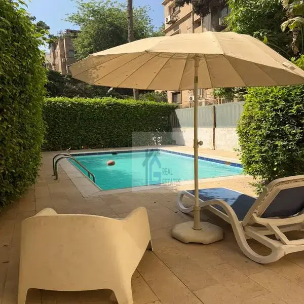 Villa townhouse for rent degla maadi Cairo Egypt shard swimming pool parking private garden kids area walking to American school 4 bedrooms 4 bathrooms