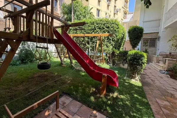 Villa townhouse for rent degla maadi Cairo Egypt shard swimming pool parking private garden kids area walking to American school 4 bedrooms 4 bathrooms