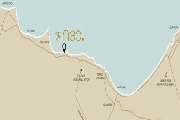 قرية ذا ميد الساحل الشمالي The Med North Coast.
